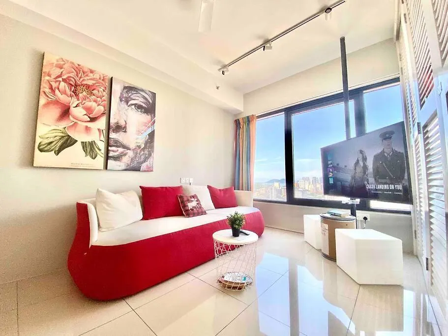 Tropicana 218 Macalister #Wondercolor #Infinity Pool #Georgetown #5Pax #2Br 2Bath #1King 1Queen 1Single #Quality Well Maintained #Private Host Апартаменты Джорджтаун